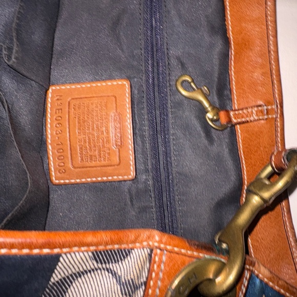 Coach Patchwork Leather Shoulder Bag - Picture 7 of 10